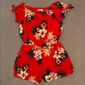 Abercrombie Kids Girls Floral Romper